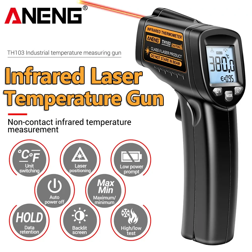 Industrial Infrared Laser - Pistol Pengukur Suhu Laser Inframerah -20