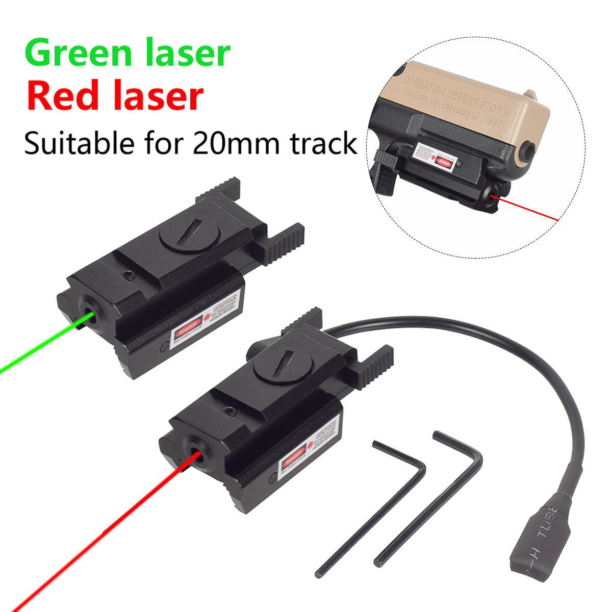 Industrial Laser Pointer - Penunjuk Laser Titik Merah Hijau Mini