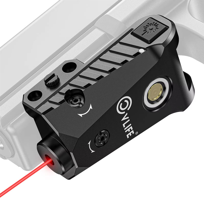 Industrial Laser Pointer - Pistol Laser Isi Ulang Magnetik Picatinny