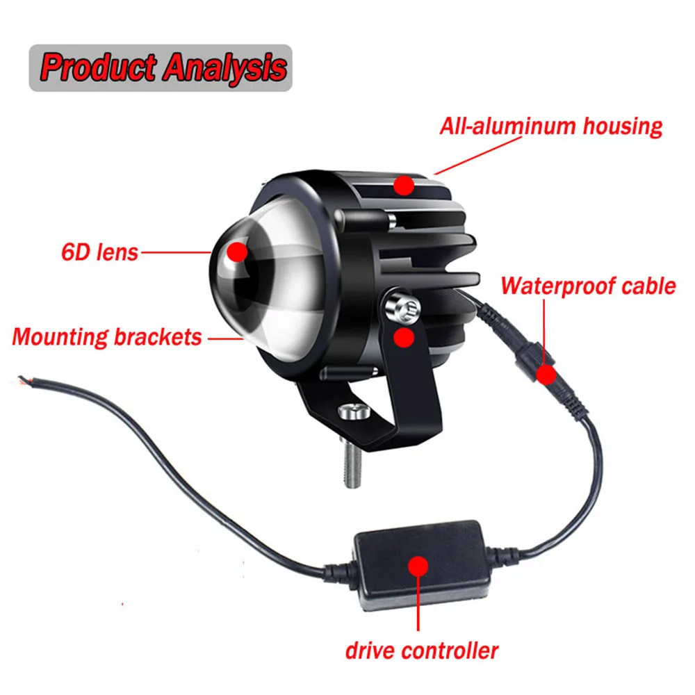 Lampu Laser proyektor sepeda m - Laser Focus Lens ulasan dan harga