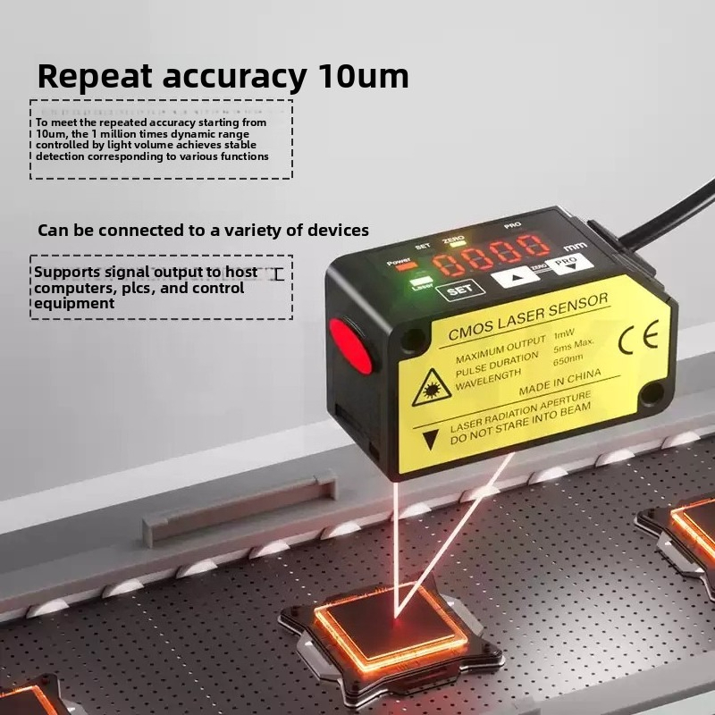 Sensor Fotoelektrik Laser Disp - Industrial Laser Displacement Sensor ulasan dan harga
