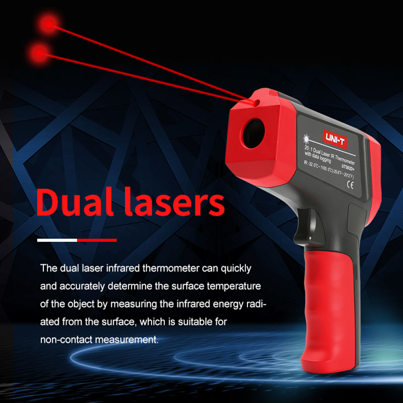 UNI-T termometer inframerah Di - Industrial Infrared Laser ulasan dan harga