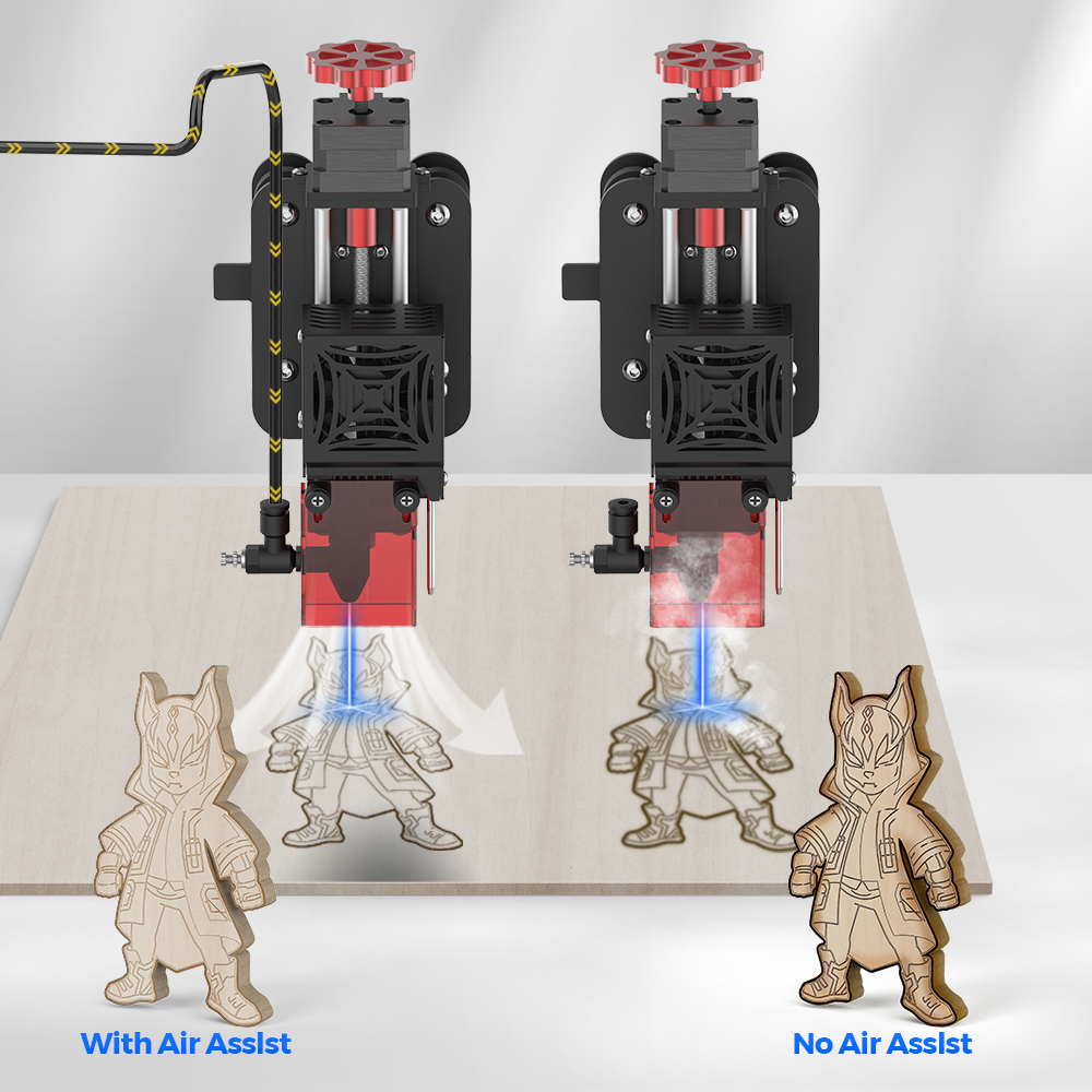 TwoTrees pompa pengukir Laser, - Air Assist Pump Laser ulasan dan harga