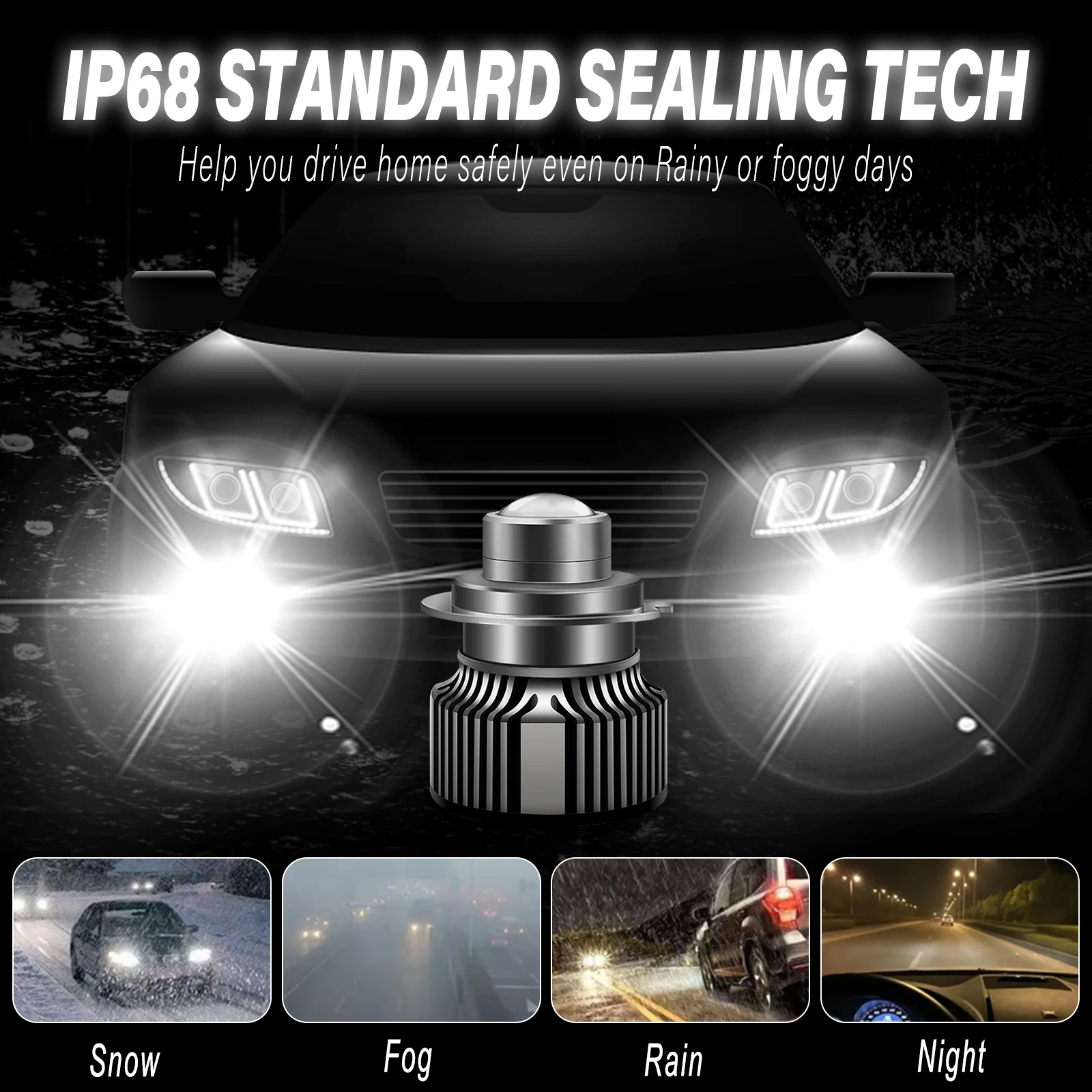 Lampu Kabut LED H11 Lensa Lase - Laser Focus Lens ulasan dan harga