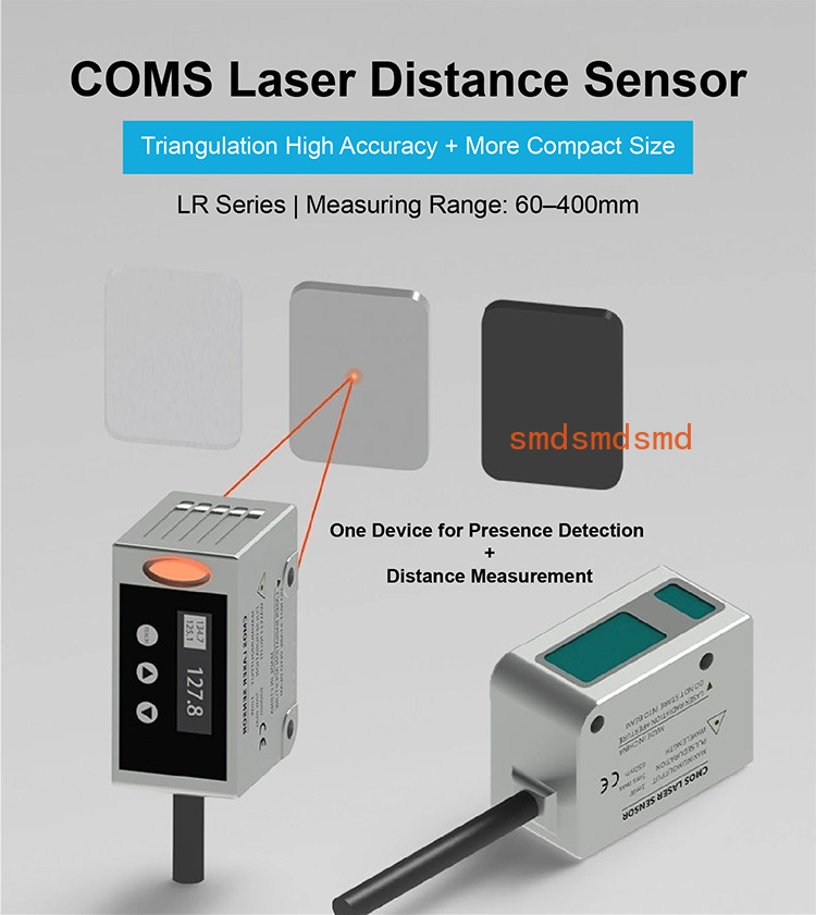 Sensor Perpindahan Laser LR400 - Industrial Laser Displacement Sensor ulasan dan harga