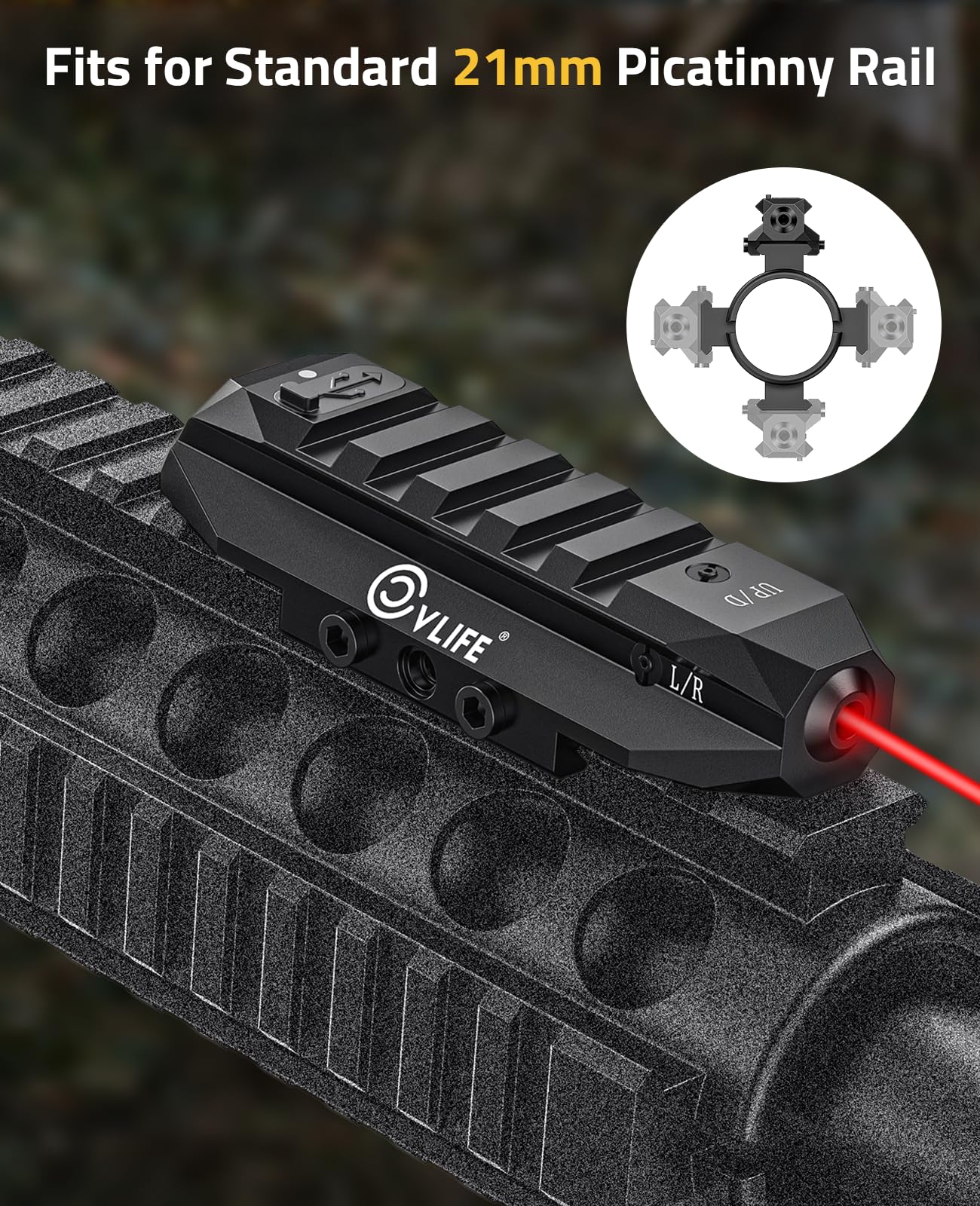 CVLIFE Red Laser Sight Low Pro - Industrial Laser Pointer ulasan dan harga