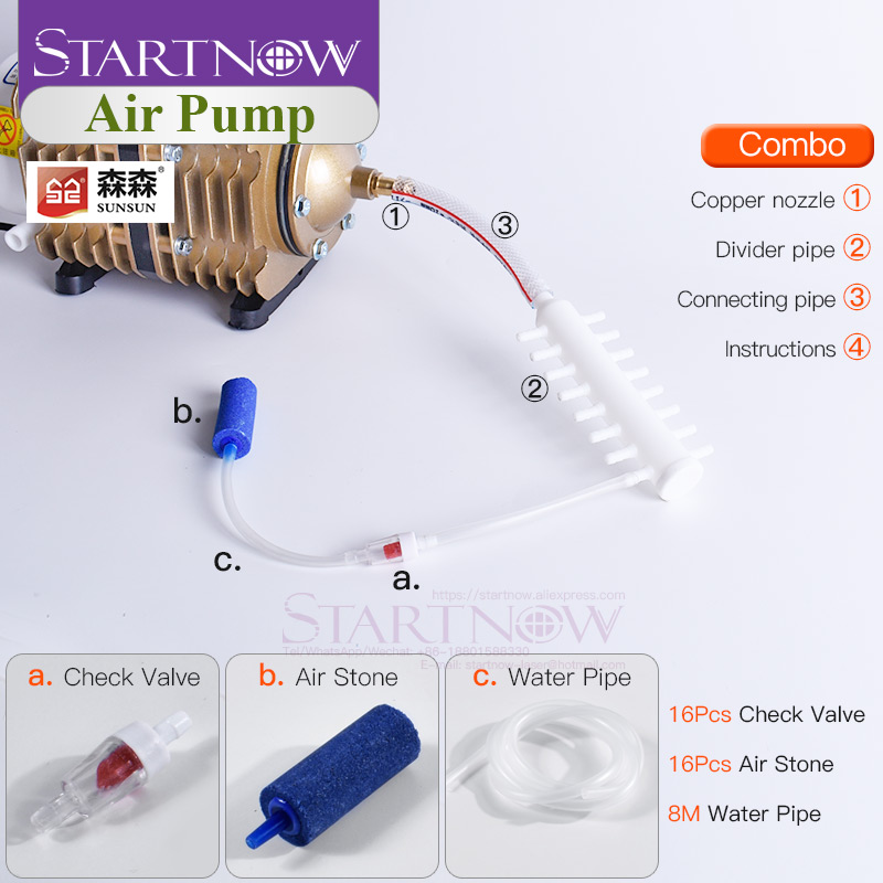220V 185W 150L/mnt Kompresor U - Air Assist Pump Laser ulasan dan harga