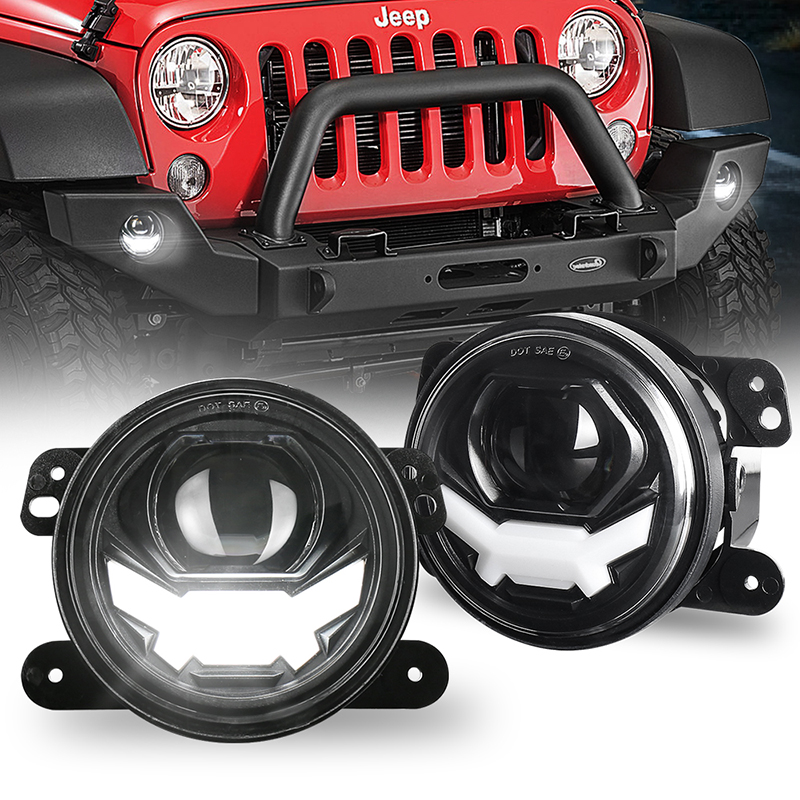 Lampu Kabut LED 4 inci 30W DRL - Laser Focus Lens ulasan dan harga
