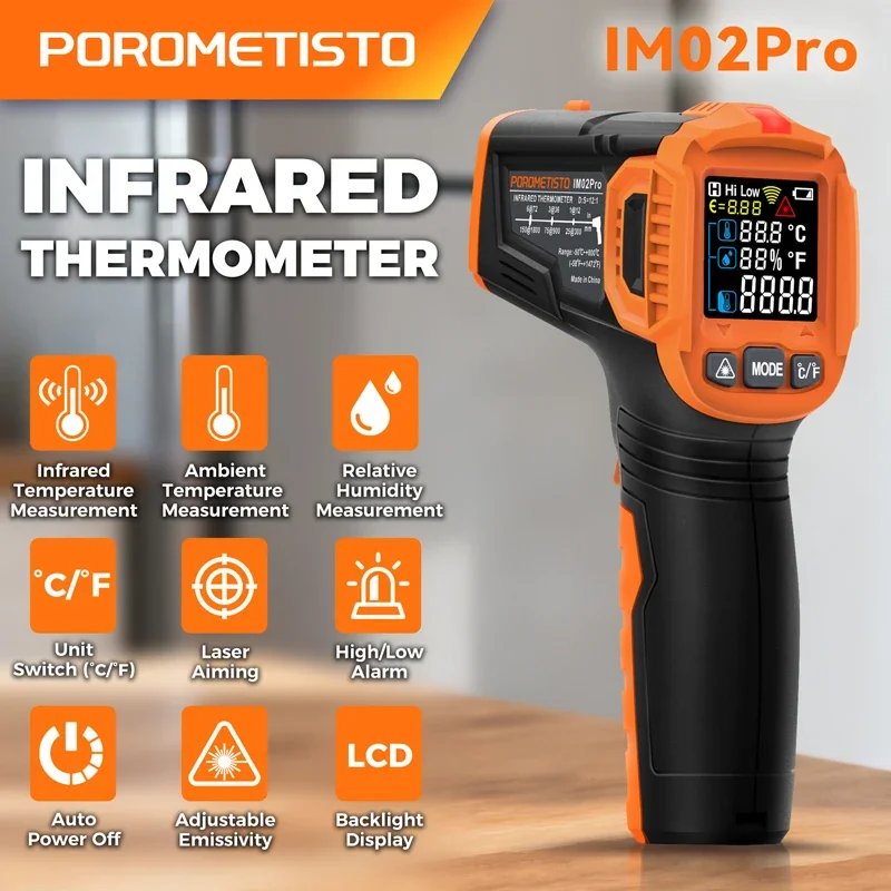 Termometer Inframerah -50~380C - Industrial Infrared Laser ulasan dan harga