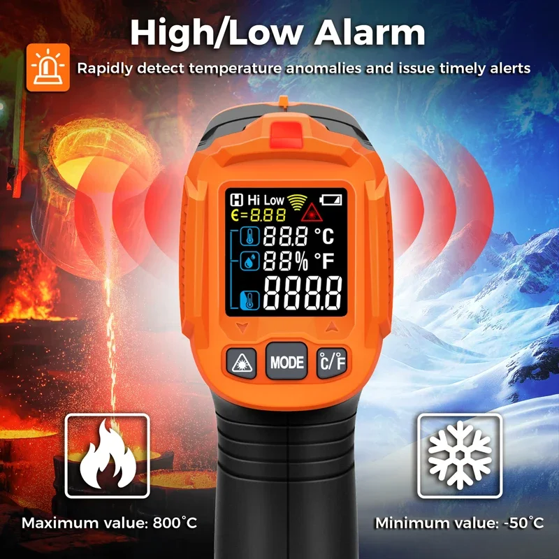 Termometer Inframerah -50~380C - Industrial Infrared Laser ulasan dan harga